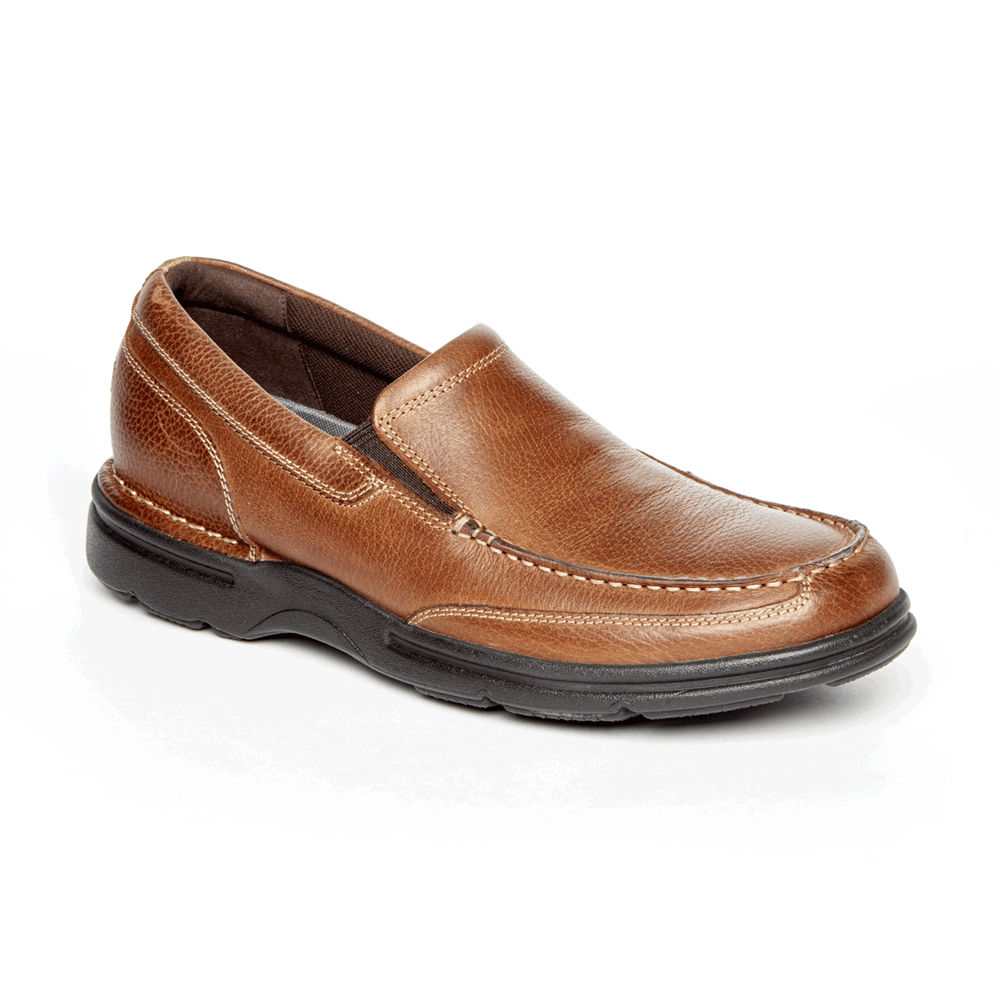 Rockport Slip-On For Mens Brown - ProWalker Eureka Plus - PK9580367